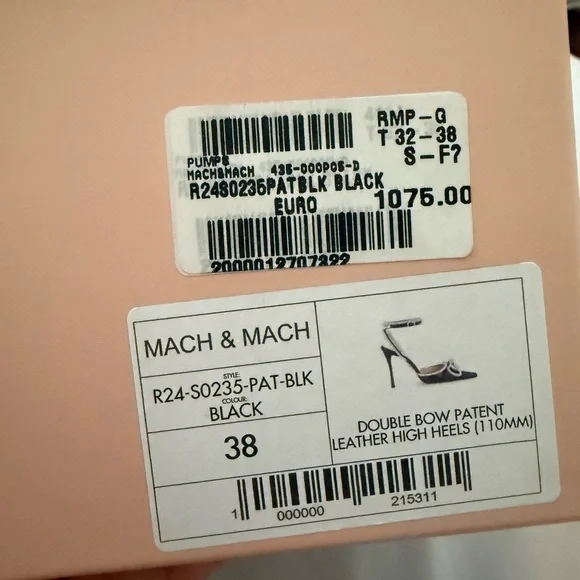 Mach & Mach Double Bow Embellished Pointed Toe Pumps - Picture 6 of 6